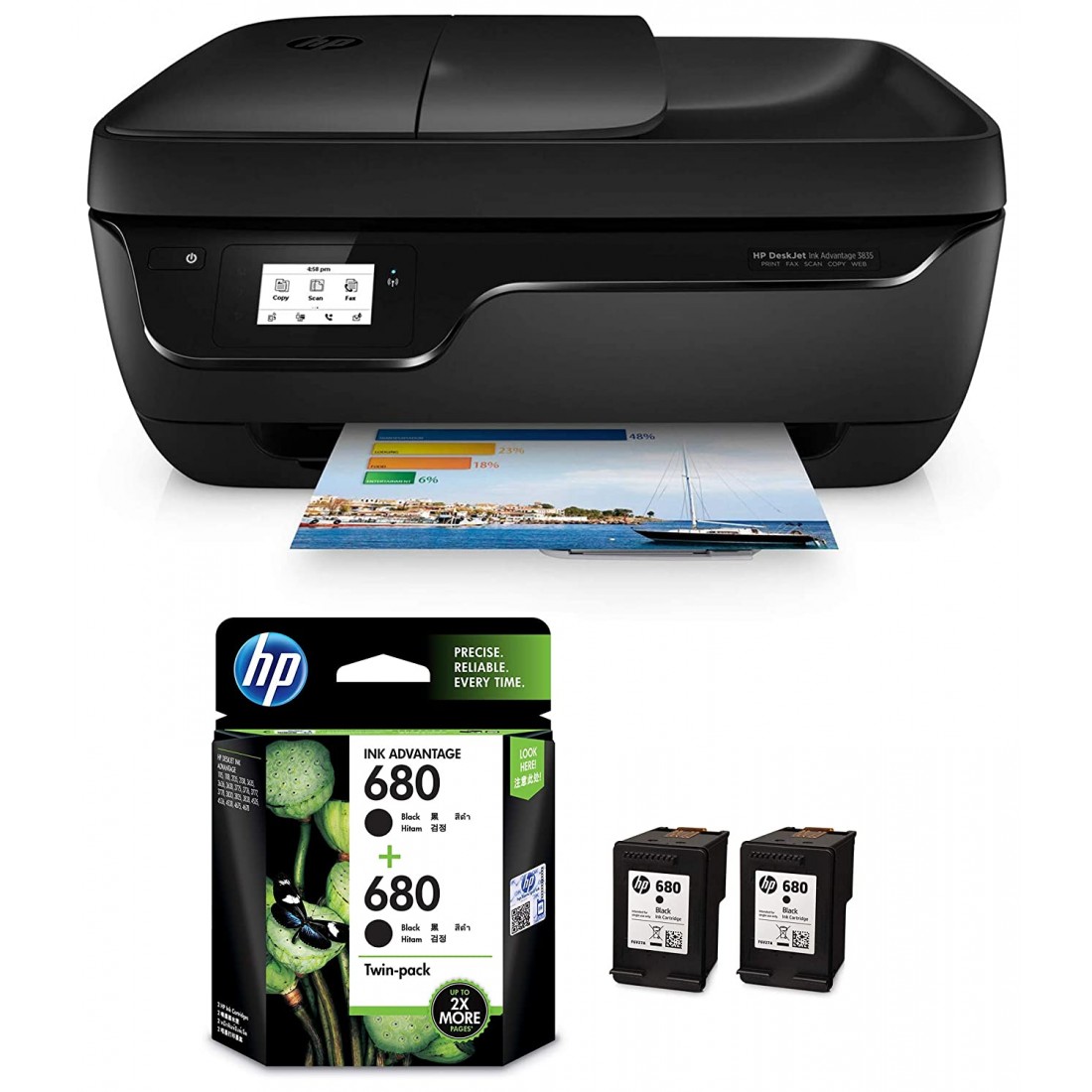 Hp 3835 hot sale ink